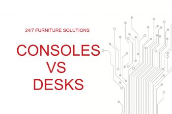 Consoles vs Desks for 24/7 Use: Infographic