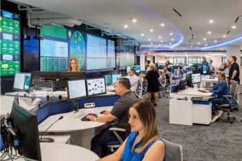 Efficient command center design interior