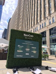 NeoCon Plaza Sign