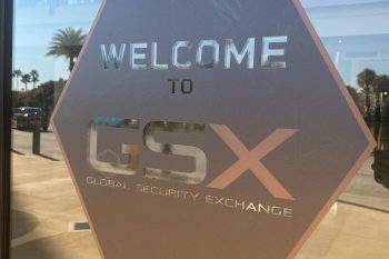 a sign that says welcome to gsx global security exchange